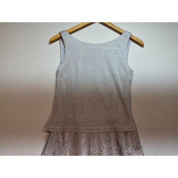 Arianna By Rachel Kaye Women's Full Length Wedding Evening Dress Size 4 Silver - Picture 4 of 10